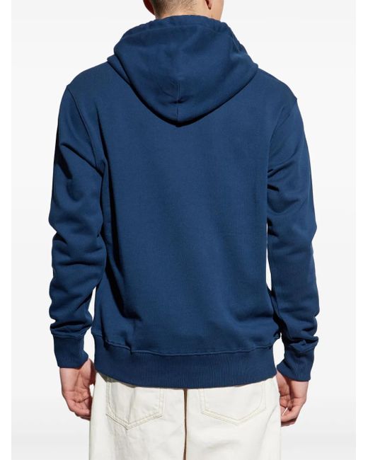 Versace Jeans Couture Hoodie mit Logo-Schild in Blue für Herren