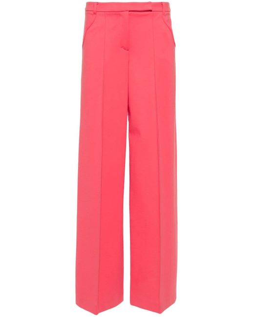 Dorothee Schumacher Pink Emotional Essence High-waist Wide-leg Trousers