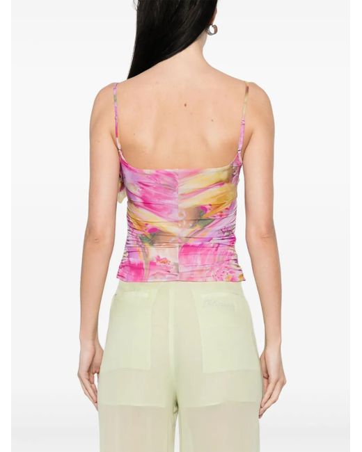 Blumarine フローラル トップ Pink