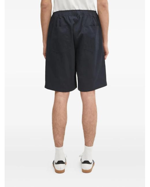 Norse Projects Blue Elastic-Waistband Shorts for men