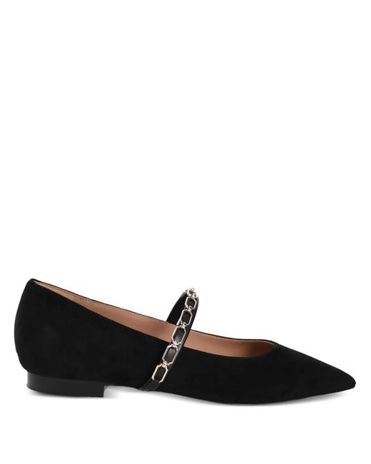 Malone Souliers Black Virna Ballerina Shoes