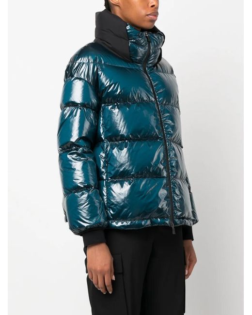 Herno Green High-Neck Padded Jacket