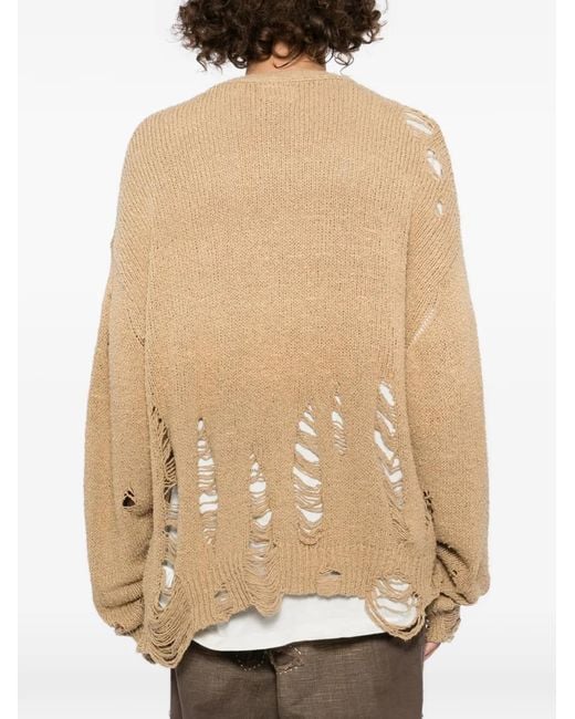 KAMIYA Sun Fade Like Cardigan in Natural for Men | Lyst