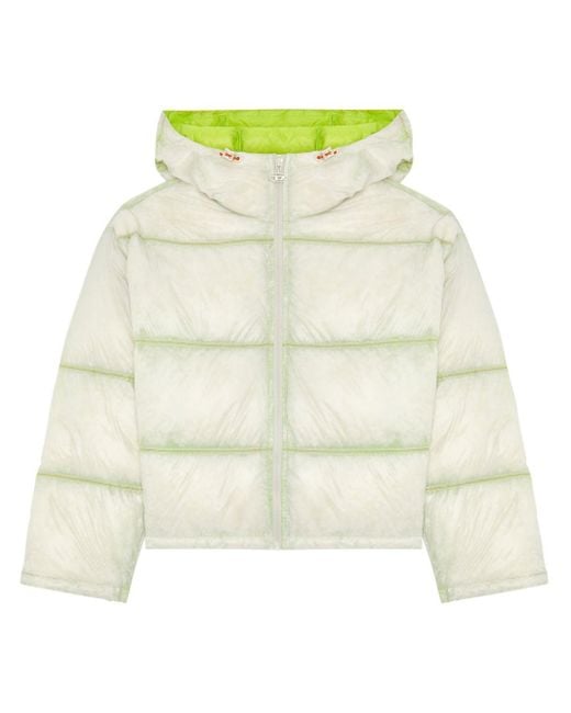 DIESEL ホワイト W-baskin ダウンジャケット ホワイト | Lyst