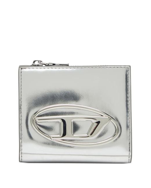 Portafoglio 1Dr Con Zip di DIESEL in Gray