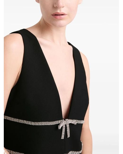 Cinq À Sept Black Chani Mini Dress