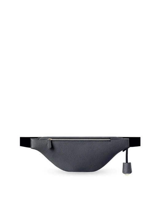 Maison De Sabre Gray The Sling Leather Belt Bag