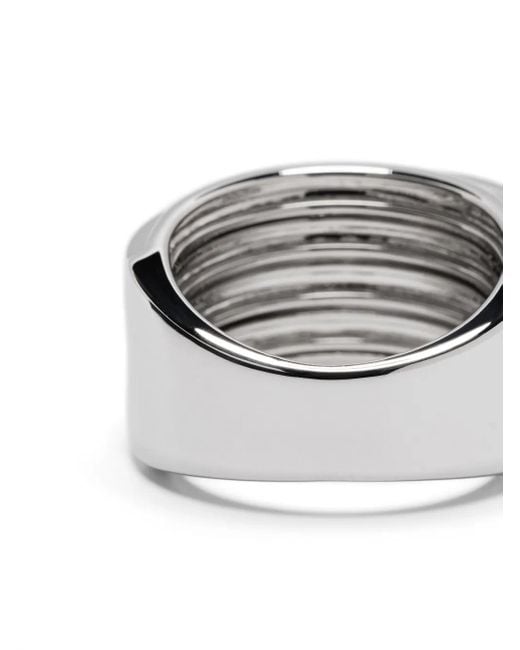 Tom Wood Gray Orb Chunky Ring