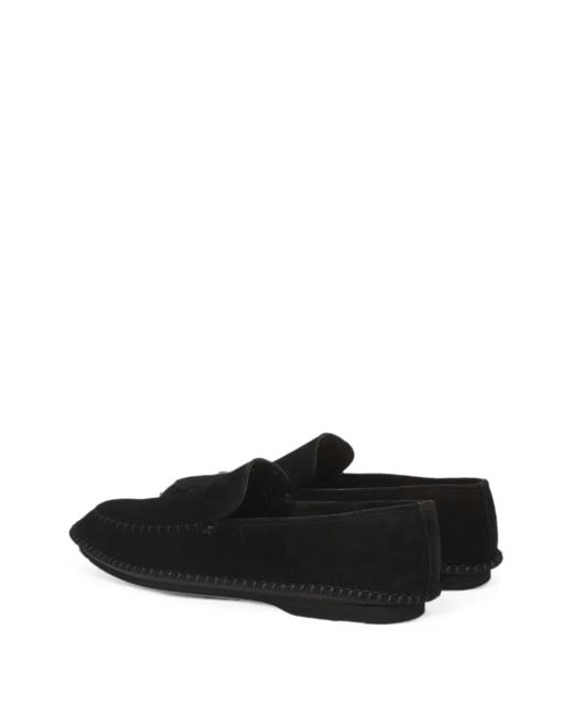 Premiata White Structured Suede Loafers for men