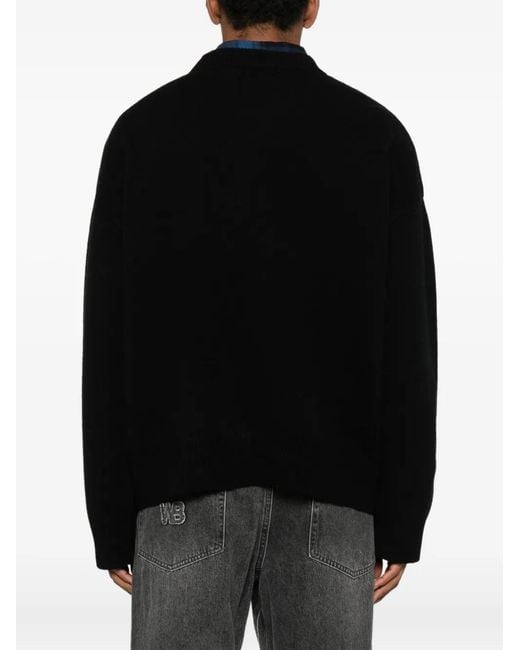 WRSTBHVR Black Eliam Sweater for men