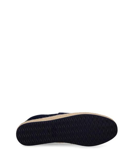 Gant Blue Raffiaville Braided-Sole Espadrilles