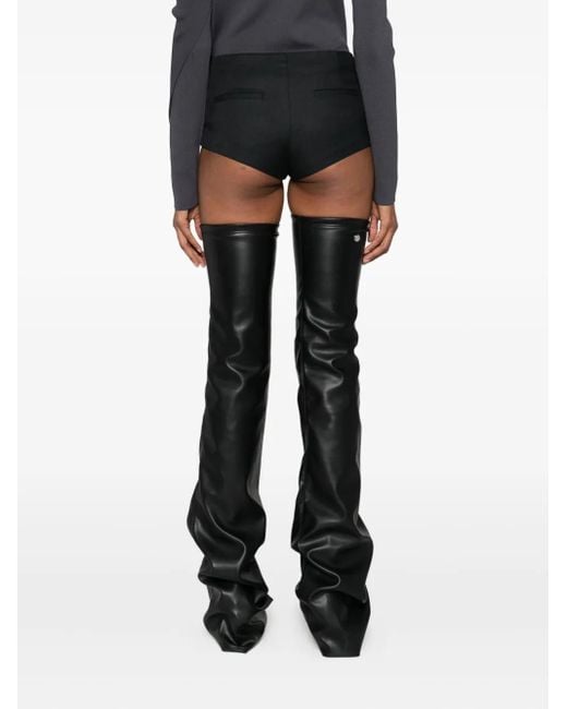 Entire studios Black Low-Rise Shorts