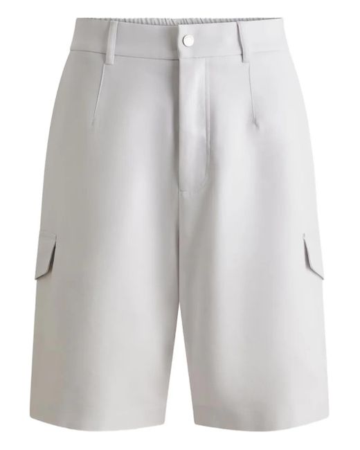 Fusalp Gray Cargo-Pocket Bermuda Shorts for men