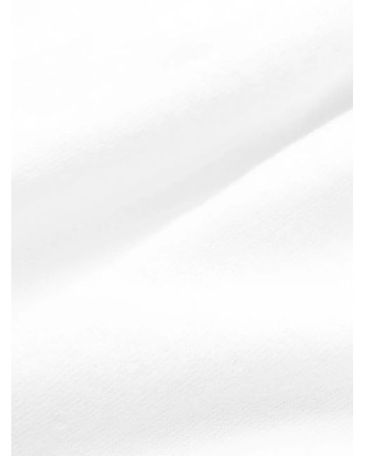 Sporty & Rich White Logo-Print Crew-Neck T-Shirt