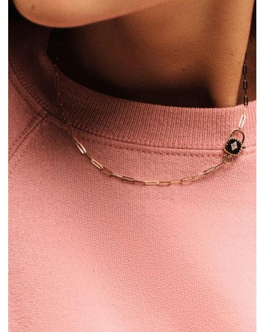 Pascale Monvoisin Pink Diamond Necklace