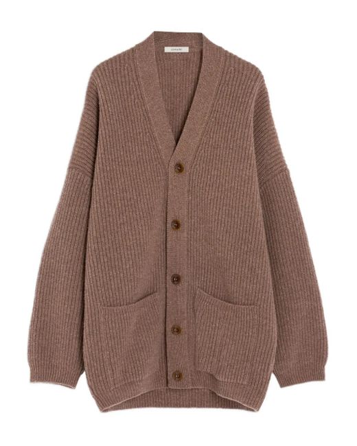 Cardigan En Laine À Col V Lemaire en coloris Brown