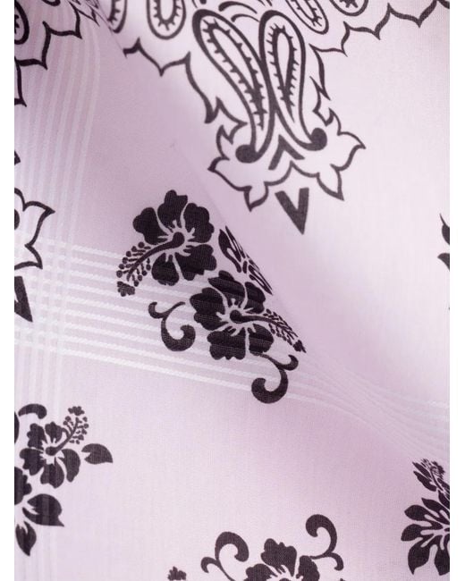 Prada Pink Foulard Batiste Imprimé for men