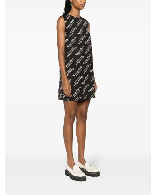 Vestido corto con monograma de x Verdy KENZO de color White