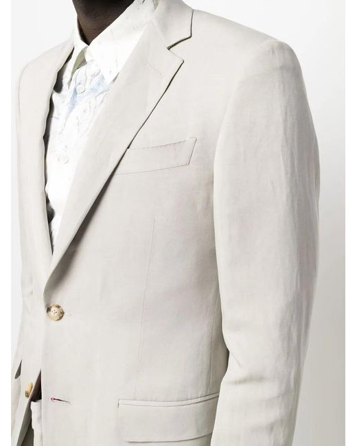 Canali White Single-Breasted Two-Piece Suit for men