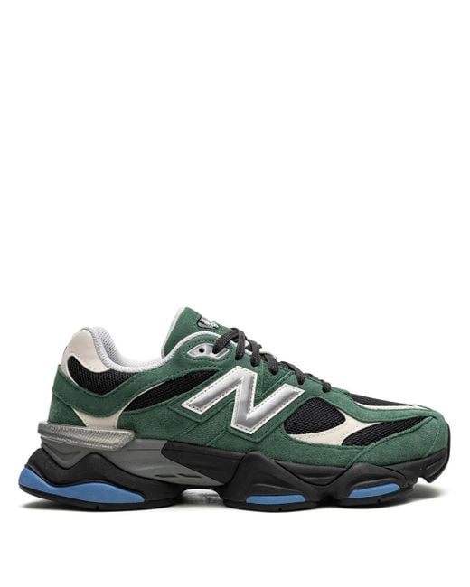 New Balance Green 9060 Low-Top Sneakers