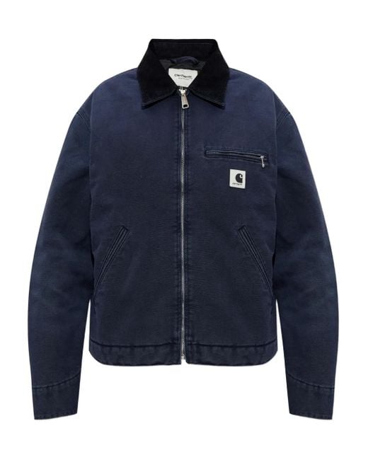 Giacca Con Zip E Logo di Carhartt in Blue