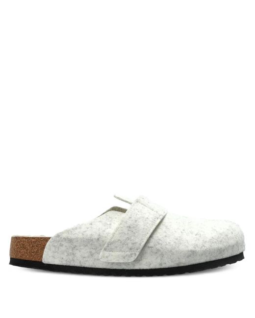 Birkenstock White Loma Strap Clogs for men