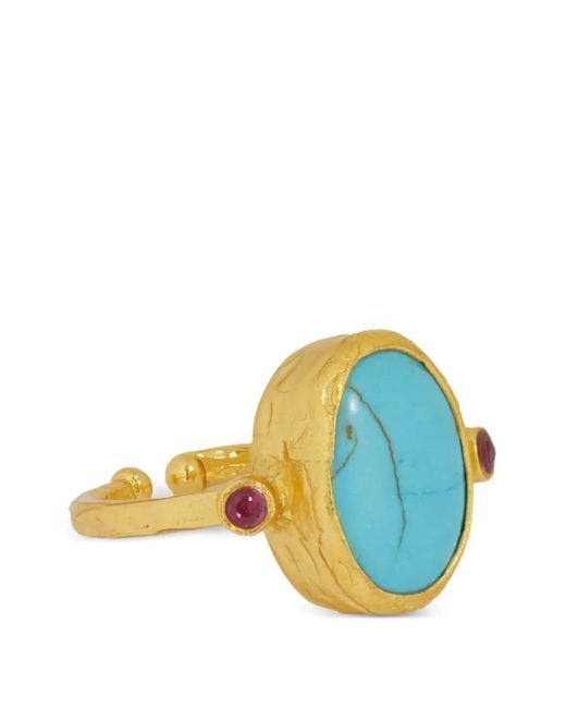 Ottoman Hands Metallic Lucia Cocktail Ring