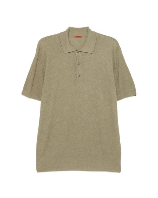 Barena Green Buttoned Polo Shirt for men