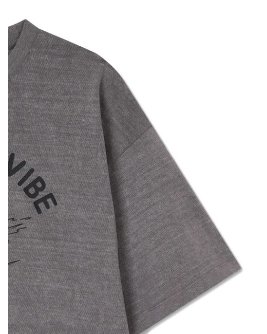 Studio Tomboy X T-Shirt Met Grafische Print in het Gray