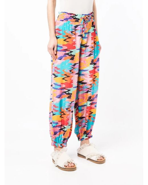 Solid & Striped Multicolor The Prem Graphic-Print Trousers
