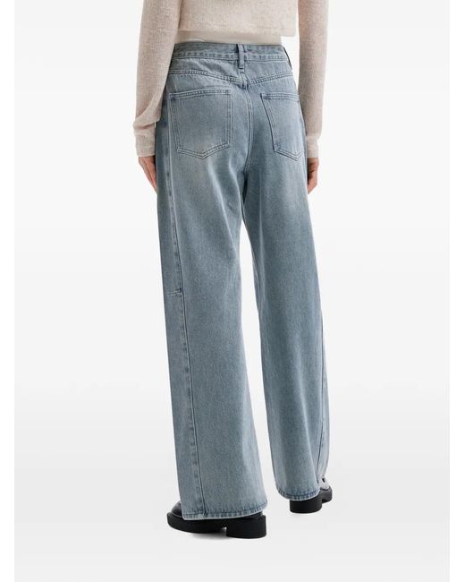 B+ AB Blue Five-Pocket Jeans