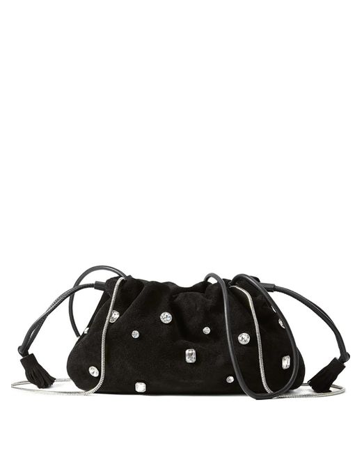 Veronica Beard Black Petit Sac À Bandoulière Stash À Ornements En Cristal