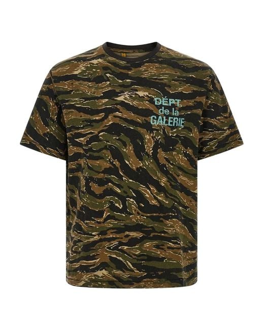 GALLERY DEPT. Green Logo Print T-Shirt