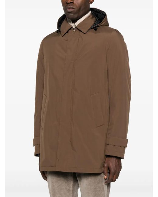 Herno Brown Padded Jacket for men