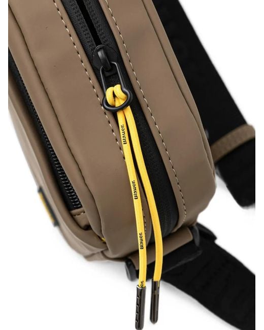 Blauer Gürteltasche Mit Logo-Patch in Multicolor für Herren