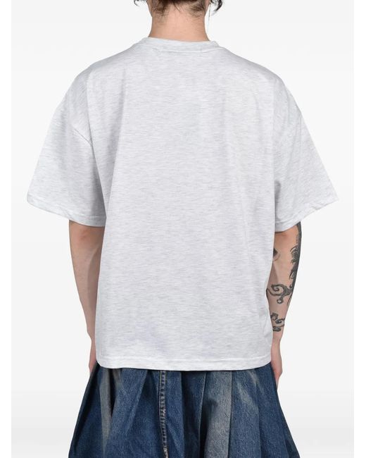 Domenico Orefice White Friendship Graphic-Print T-Shirt for men