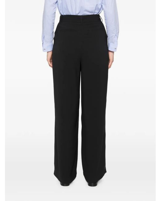MAISON 123 Black Flaubert Pleated Trousers