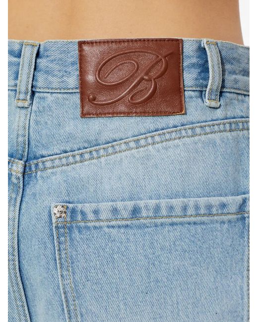 Blumarine Blue Five-Pocket Jeans