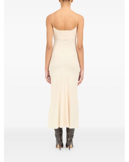 MM6 by Maison Margiela White Sleeveless Maxi Dress