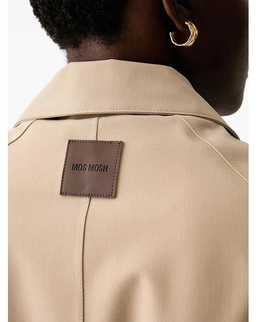Mos Mosh Natural Mmaline Belted Trench Coat
