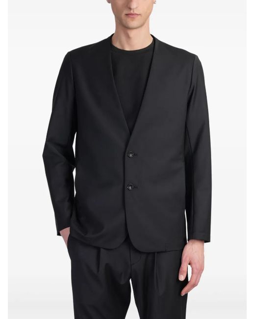 Blazer di Attachment in Black da Uomo