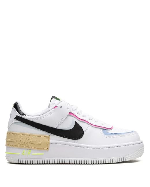 Nike White Af1 Shadow "Pastel" Sneakers