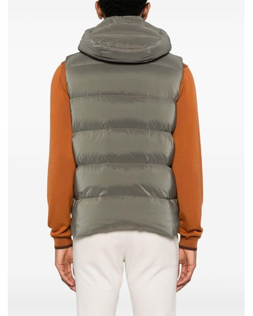 Moorer Gray Fire-Os Gilet for men