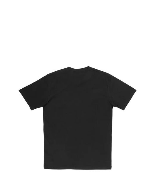 Marsh Maille Black Logo-Patch T-Shirt