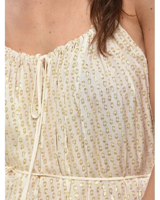 Stella McCartney Natural Lurex Nadia Dress