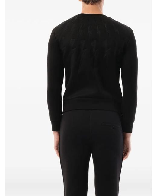 Neil Barrett Black Thunderbolt Sweatshirt for men