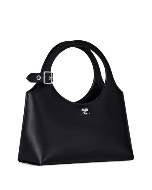 Courreges Black Holy Day Two-Way Handbag