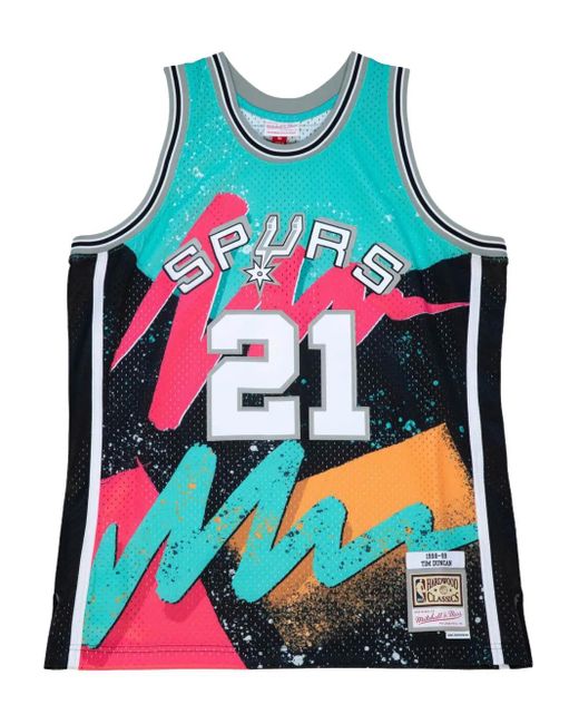 Débardeur Tim Duncan Nba San Antonio Spurs 1998 Hyper Hoops Swingman Mitchell & Ness pour homme en coloris Black