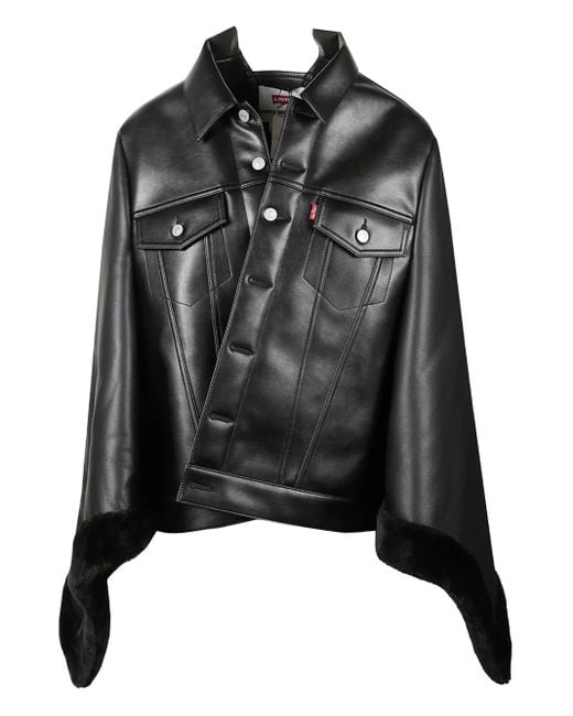 Junya Watanabe Black X Levi's Button-Fastening Jacket