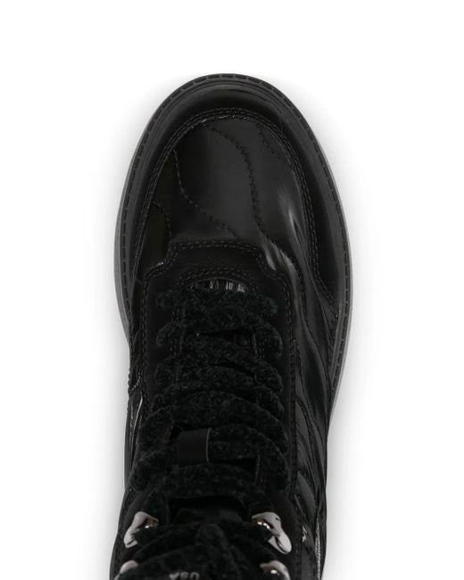 Blauer Black Quilted Boots